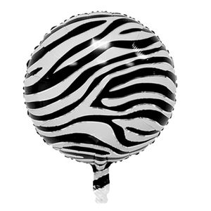 Balão Metalizado Safari Zebra - 18 Polegadas