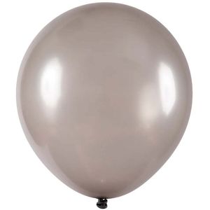 Balão De Látex Metalizado Prata - 12 Polegadas - 24 Unidades