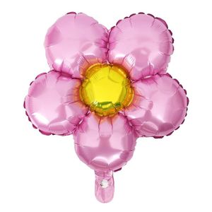 Balão Metalizado Flor Rosa Claro - 18 Polegadas