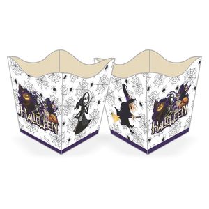 Cachepot De Papel Halloween Monstros - 10 Unidades