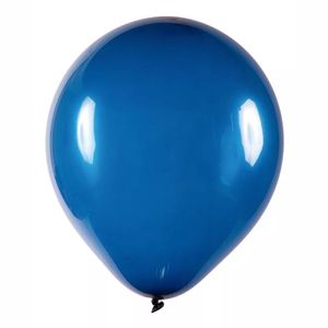 Balão Azul Marinho De Látex Liso - 9 Polegadas - 50 Unidades