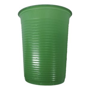 Copo Descartável Verde De Festa - 200ml - 50 Unidades