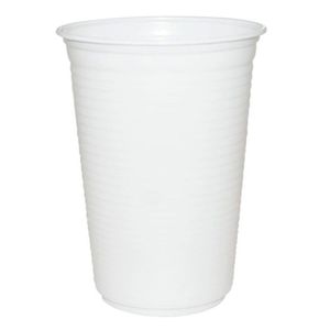 Copo Descartável Branco De Festa - 300ml - 50 Unidades