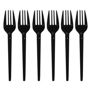 Garfinho Descartável Preto Para Festas- 50 Unidades