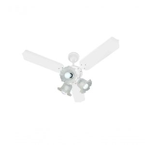 Ventilador De Teto Paris Tron Branco 3 Pás Brancas 110V