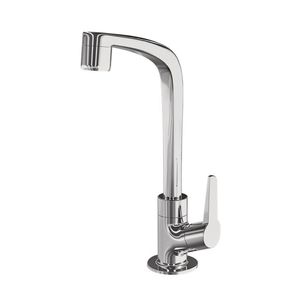 Torneira Lavatório De Mesa Bica Alta Flatt - 1195 F71 - Cromado