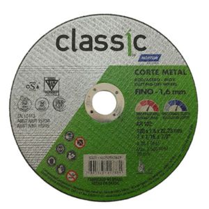 Disco De Corte Fino Metal Classic Norton 16mm 180x16x2223mm