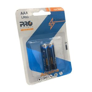 Pilha Alcalina Aaa Proeletronic Pqpa-aaa2 (lr03) Com 2...