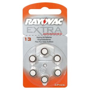 Pilhas Auditivas Rayovac Sem Mercurio Tamanho 13 Com 6 -...