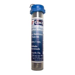 Solda Tubinho Cobix Azul 22 Gramas