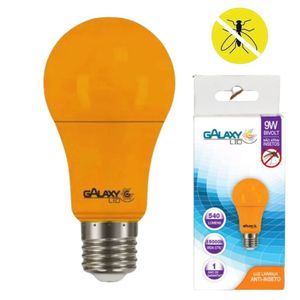 Lâmpada Led Anti-inseto Galaxy 9w - 1000k Luz Laranja