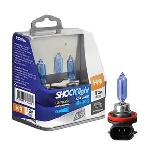 Lampada Shocklight Pgj195 Super Branca H9 12v 65w Box Par