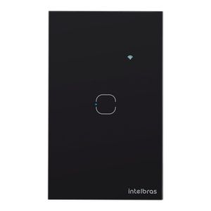 Interruptor Smart Touch Wi-fi Izy Com 1 Tecla Preto - Intelbras - Ews 1001