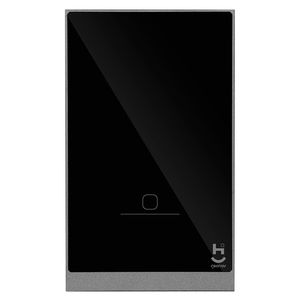 Interruptor Inteligente 1 Tecla Conexão Zigbee Compatível Com Assistente De Voz Ios E Android Preto - Geonav