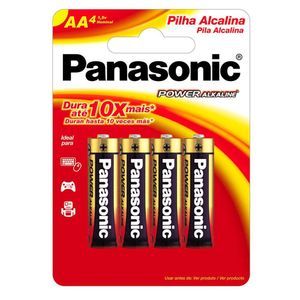 Pilha Alcalina Aa Com 4 Lr6xab-4b192