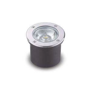 Luminária De Embutir Piso Super Led Cob Initial 12w 3000k Branco Quente