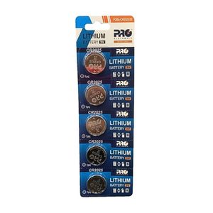 Bateria Cr2025 Proeletronic Pqba-cr2025-05 Lithium Com 5