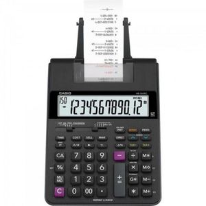 Calculadora Com Bobina Casio Hr-100rc 12 Dígitos Bivolt...