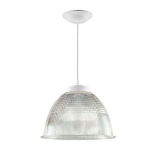 Pendente Prismático Demi 1 Lâmp. Branco