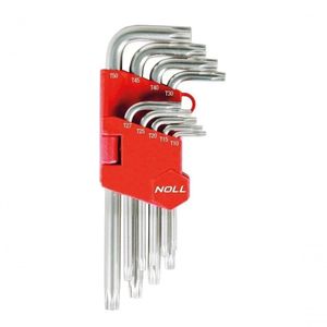 Jogo De Chaves Torx Noll Cromo Vanadium Com 9 Peças