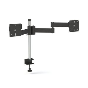 Suporte De Mesa Multivisao Triarticulado Para 2 Monitores - Preto