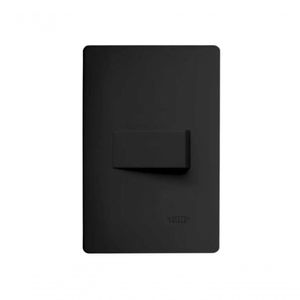Conjunto Fame Habitat Black - Interruptor Simples 16a