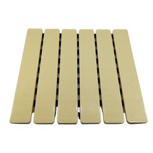 Tapete Estrado Para Banheiro Cobalto Plastic - Marfim