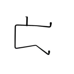 Suporte Papel Higiênico Horizontal Bel Curvy Preto