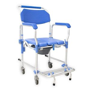 Cadeira De Banho Alumínio Dellamed Dobrável e Desmontável Até 150KG D60 5434