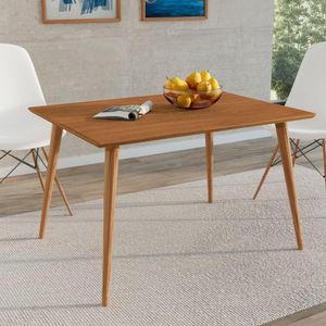 Mesa De Apoio Lazio 1,20 Sem Vidro Cedro