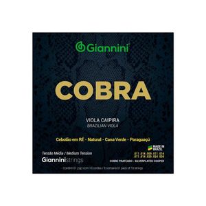 Encordoamento Viola Aco Cobra Gesvm