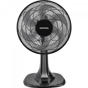 Ventilador De Mesa Ventisol Turbo 6 Preto-cinza 30cm 127v