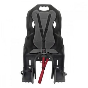 Cadeirinha Bike Polisport Dusky Cfs Bagageiro Preto Cinza