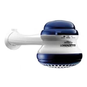 Chuveiro Loren Bello Ultra Com Cano Lorenzetti Azul 5500w 110V