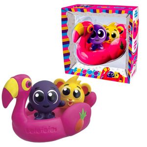 Baby Banho Flamingo Bolofofos Pow Rick - Lider Brinquedos