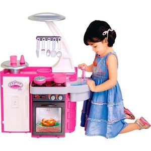 Cozinha Completa De Brinquedo Para Meninas Cotiplás