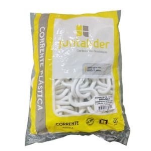 Corrente Plástica Juntalider 8mm Com 39m Branca