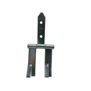 Dobradiça De Portão Haste Dupla Chumbar Rocha 150x32x44mm