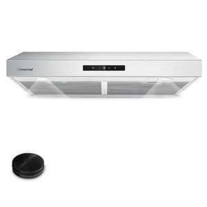 Coifa Amzchef De Embutir 30 Com 900 Cfm E Ventilador De 9 Velocidades (inox)