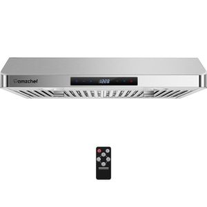 Coifa Amzchef 30 De Aço Inox Para Gabinete Com Led E 700 Cfm (inox)
