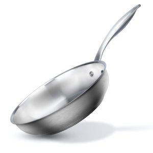 Duxtop Frigideira Tri-ply Aço Inox 8 Com Cabo Frio Para Indução (prata)
