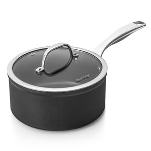 Duxtop Panela Hard Anodized Antiaderente 3 Qt Com Tampa, Forno Até 500°f