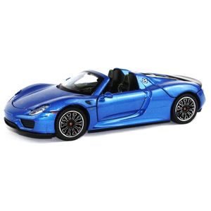 Motor City Classics 1:24 Porsche 918 Spyder 2010 - Azul