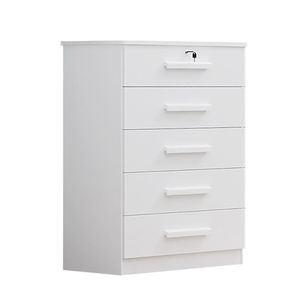 Cômoda Ipanema 5 Gavetas D'doro Branco