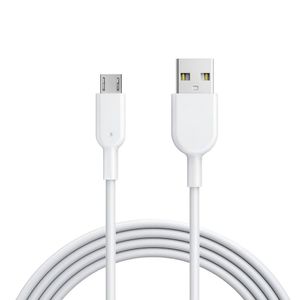 Cabo Usb Branco Reforçado 1m Premium Para Samsung A25