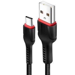 Cabo Usb Rápido Preto Compatível Com Samsung A03