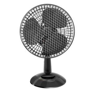 Ventilador Mesa E Parede 18cm 20w 127v Fan Preto - Fame