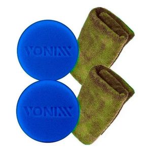 Aplicador Espuma Automotivo Vonixx + Kit Pano Premium Ii