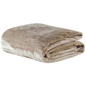 Cobertor Casa Scarpa Snow Queen Mantinha Para Viagem Macia - Sand - Avelã
