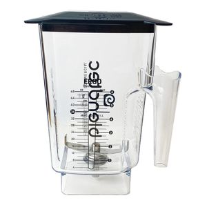 Jarra Blendtec Wildside+ Ergo Comercial Com Tampa Rígida Preta (transparente)